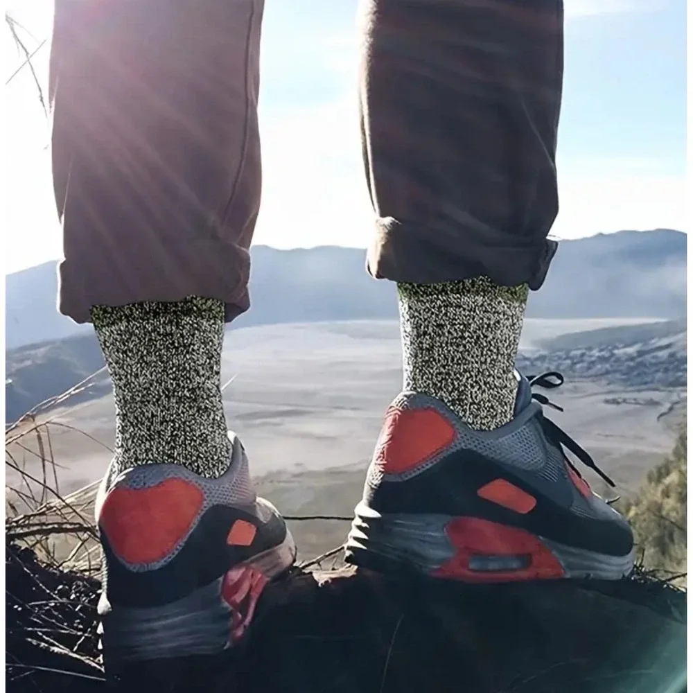 Thick‎ Merino Wool Thermal Mid-Calf Hiking Socks 7-12 Winter Multiple Colors 5pk